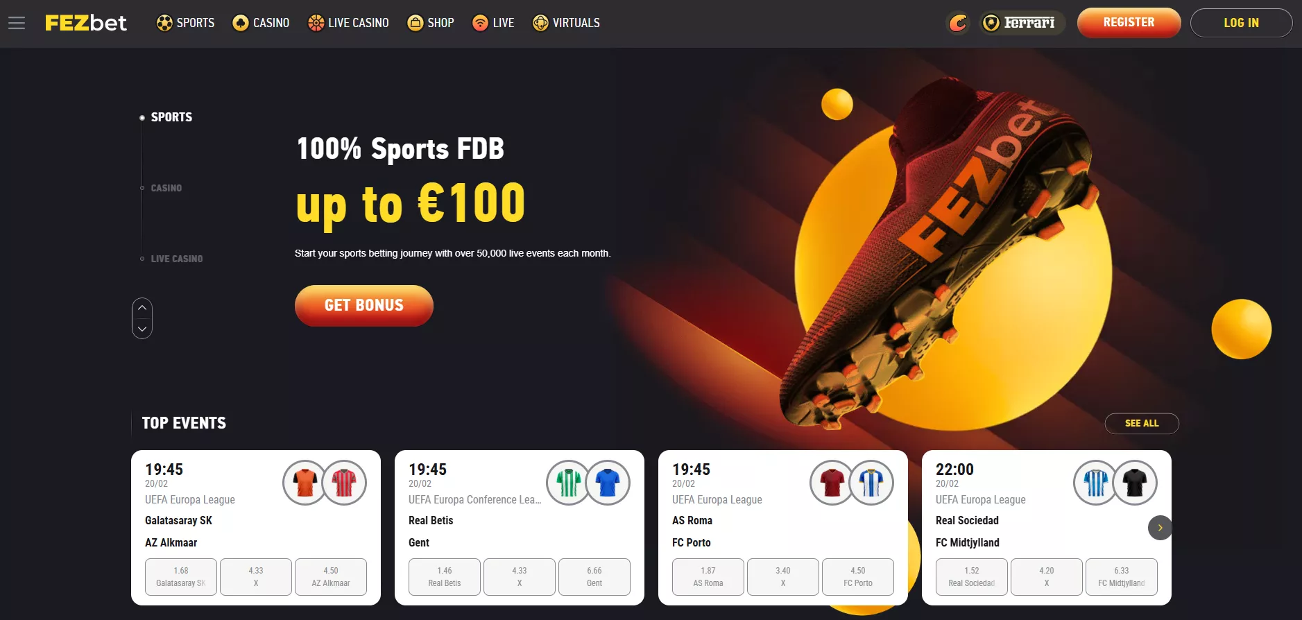 Εφαρμογή Fezbet