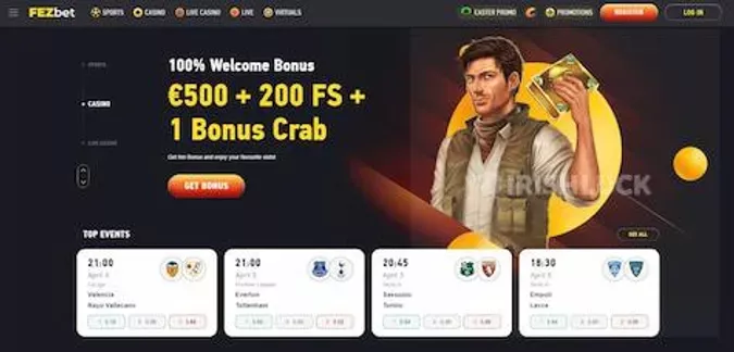 Minniebet Casino  -  banner promozionale