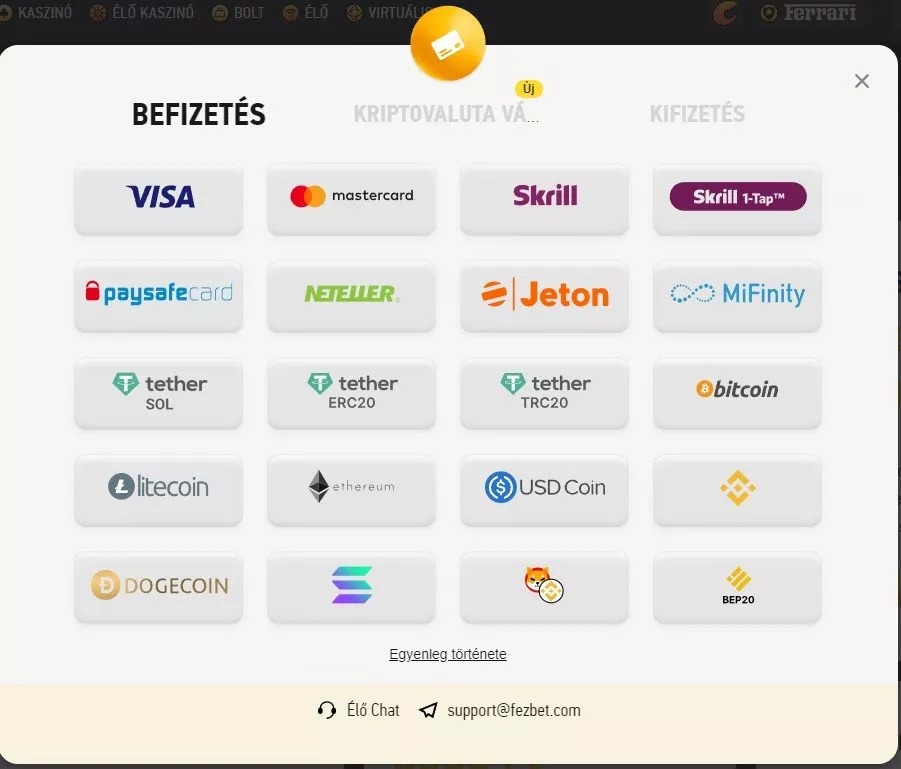 Fezbet kaszinó Download Fezbet on Android and iPhone